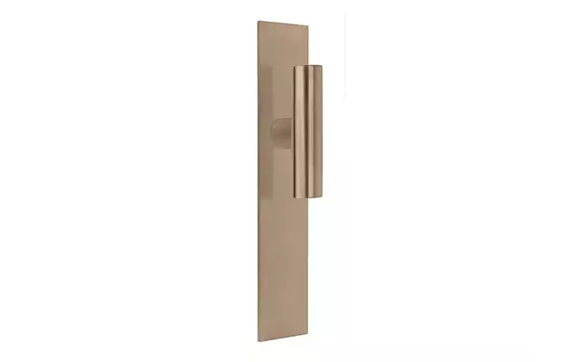 Deurkruk op schild PVD licht brons Inc Piet Boon PBI103P236SFC